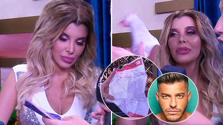 La reacción de Charlotte Caniggia al recibir una carta documento de parte de Lhoan