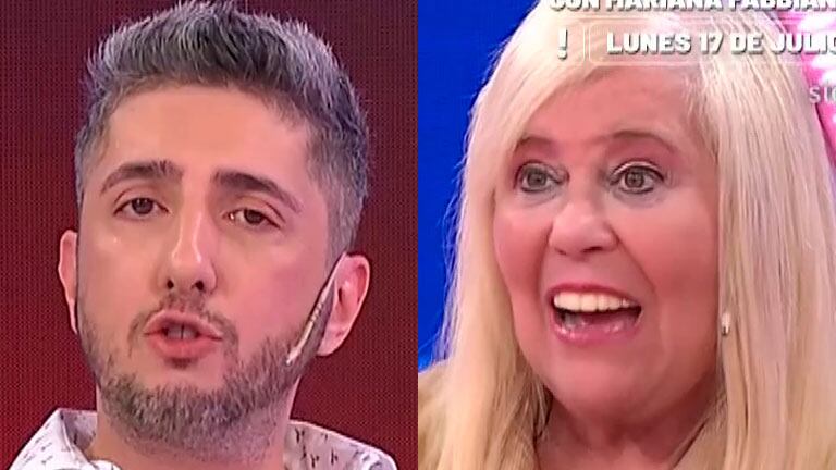 Fuertísimos cruces de Jey Mammon con Laura Ubfal en vivo