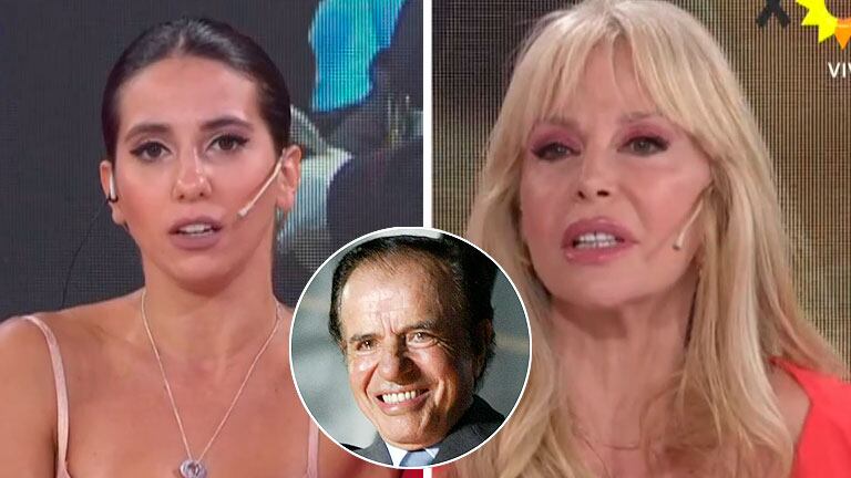 Cinthia Fernández cuestionó a Graciela Alfano por contar que fue amante de Carlos Menem, en el día de su velatorio