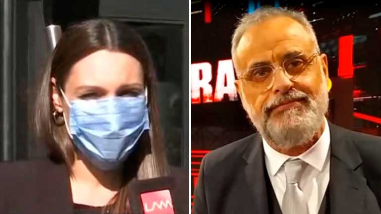 Pampita negó los rumores de Jorge Rial sobre su reality show