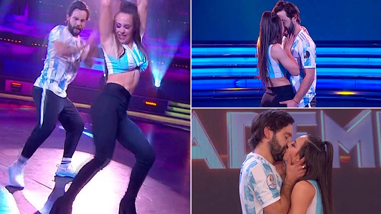 La apasionada performance de cumbia de Cachete Sierra y Fiorella Giménez en La Academia