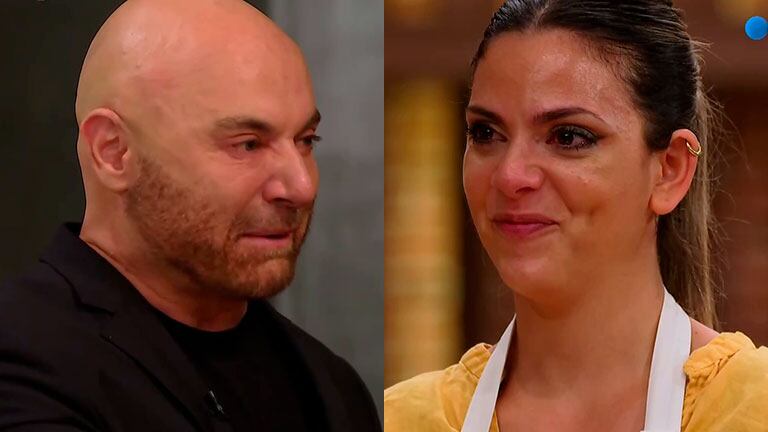 Germán Martitegui se emocionó al despedir a Belu Lucius en MasterChef Celebrity