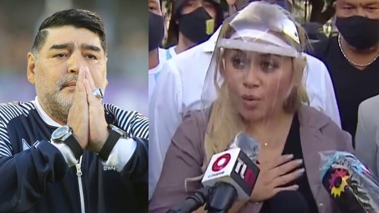 La palabra de Verónica Ojeda en la marcha de Diego Maradona: "Creo que jueces están haciendo las cosas bien, pero necesitamos Justicia"