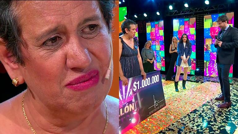 Susana ganó el millón de pesos y al contar su historia conmocionó a todos 