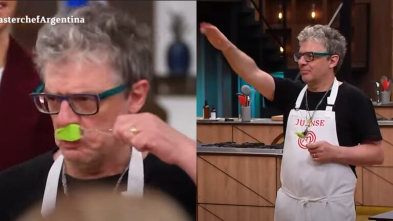 El polémico "chiste" de Juanse en MasterChef Celebrity que fue criticado por Jorge Rial