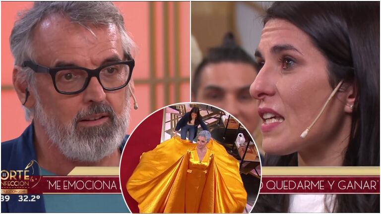 El vestido de Juliana Pacheco que emocionó a Benito Fernández en Corte y confección