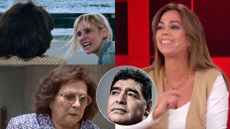 Pía Shaw reveló que la fuerte escena de Claudia Villafañe y Doña Tota en la serie de Diego Maradona