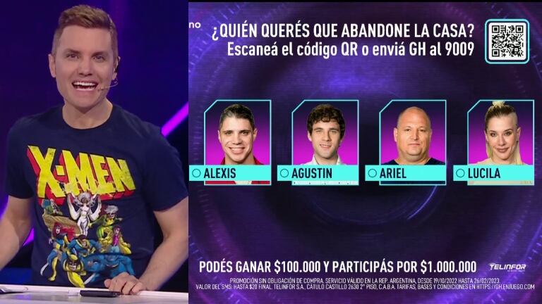 Alexis, Agustín, Ariel, Lucila son los nominados de Gran Hermano 2022