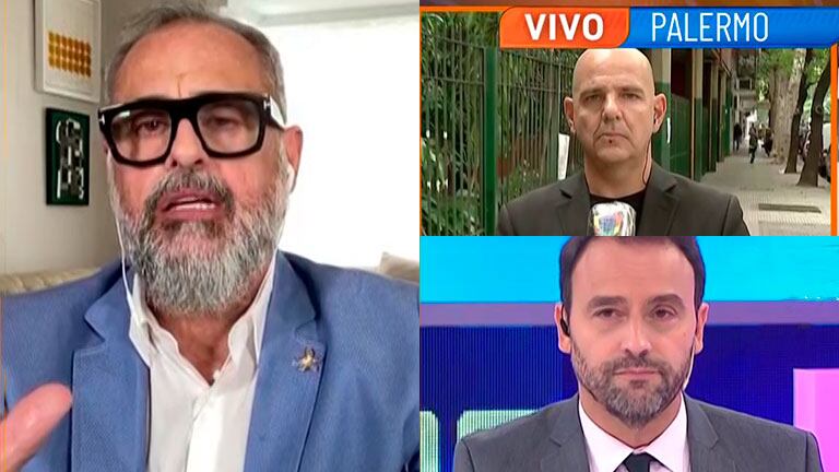 Jorge Rial se enojó en Intrusos por un móvil en vivo