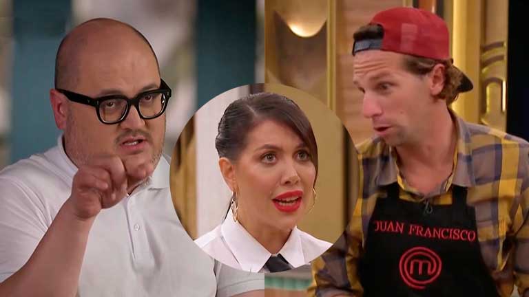 Wanda Nara, perpleja ante el cruce de Rodolfo y Juan Francisco en MasterChef