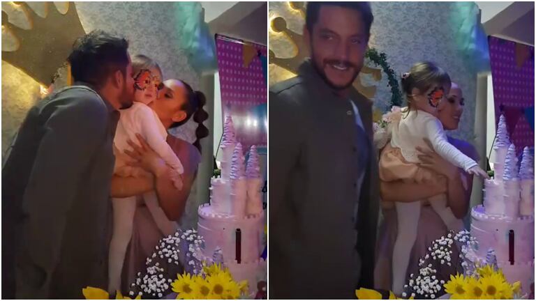 Francisco Delgado y Barby Silenzi celebraron juntos el cumpleaños de su hija