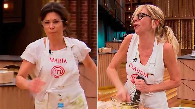 El divertido cruce entre Claudia Fontán y María O´Donnell en MasterChef Celebrity 2