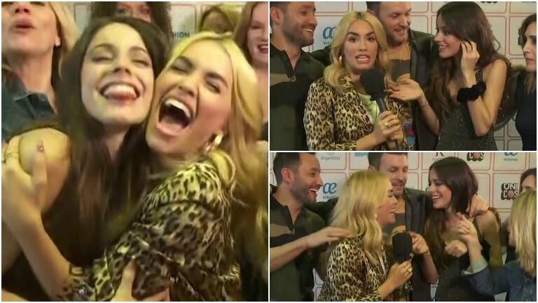 Tini Stoessel y Lali Espósito dieron juntas un móvil para La peña de Morfi