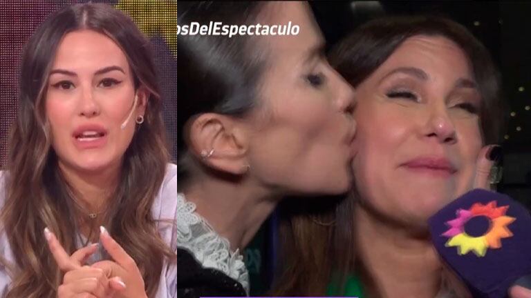 Luli Fernández criticó a Natalia Oreiro por robarle un beso en la mejilla a Nancy Dupláa