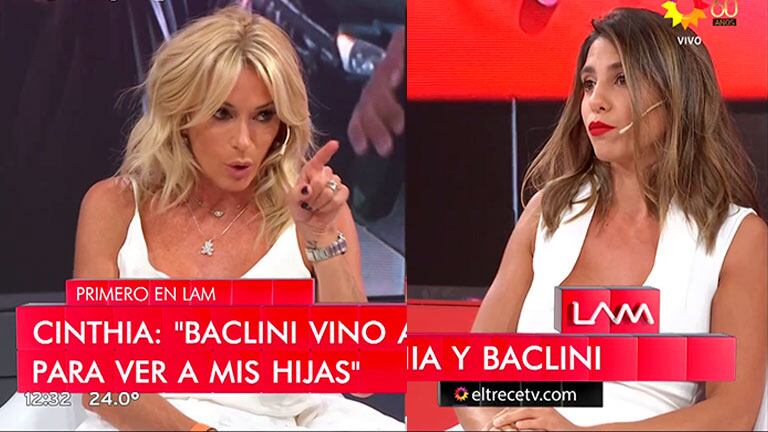 Tremenda pelea de Cinthia Fernández con Yanina Latorre: "No te permito que digas eso; no metas a mis hijas"