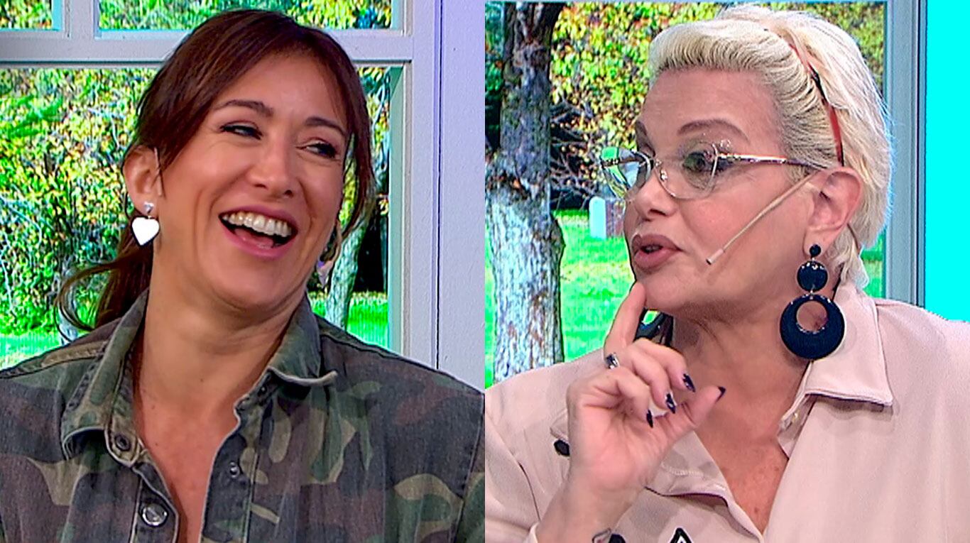 Valeria Archimó contó que está “muy enamorada” y Carmen Barbieri le retrucó con una pregunta indiscreta