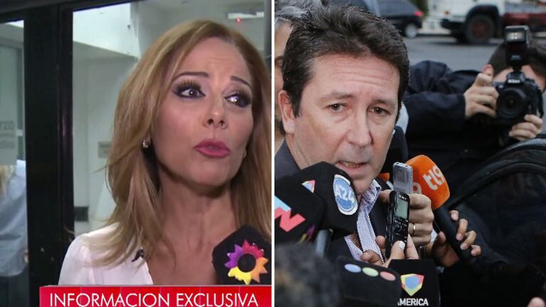 Iliana Calabró habló tras la declaración en Tribunales de su exmarido, Fabián Rossi