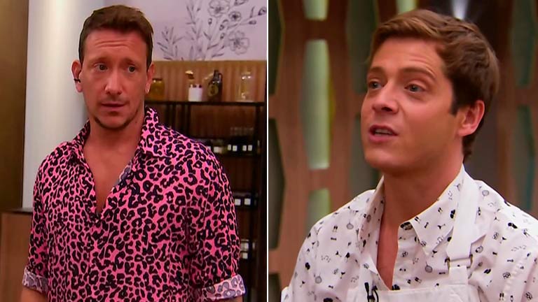 El saludo en clave de Nico Vázquez a Gastón Dalmau en MasterChef Celebrity 2