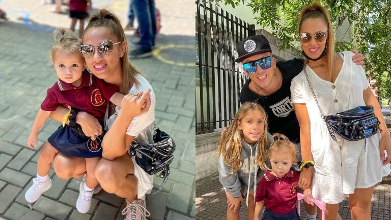 Barby Silenzi se enojó tras compartir fotos del primer día de jardín de Abril, su hija