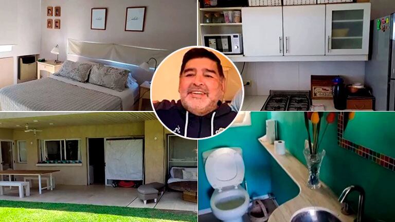 Así era la casa de Tigre en la que murió Diego Maradona