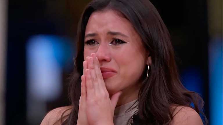 Candelaria Sorini lloró amargamente tras ser eliminada de MasterChef