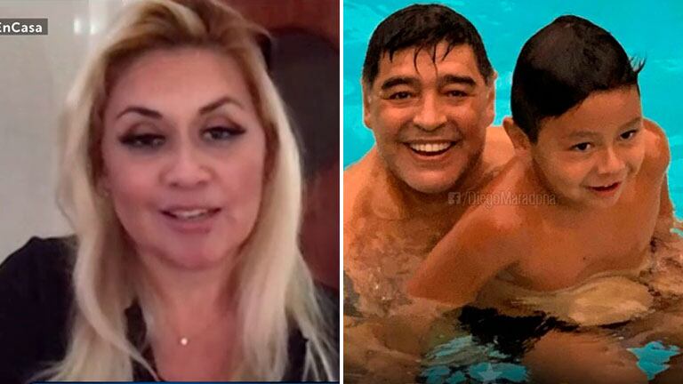 El estremecedor relato de Verónica Ojeda sobre el encuentro de Maradona con Dieguito