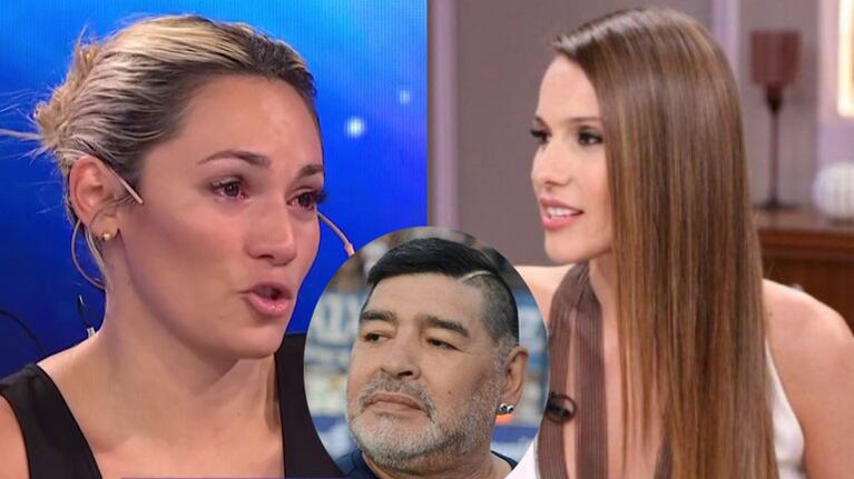 El consuelo de Pampita a Rocío Oliva tras enterarse de la muerte de Maradona: "Me dijo 'estás shockeada y te va a costar mucho caer'"