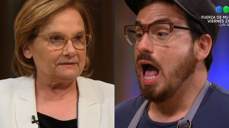 La crítica implacable de Dolli Irigoyen a un plato de Fede Bal en MasterChef Celebrity: "Esto parece un tetra brik"