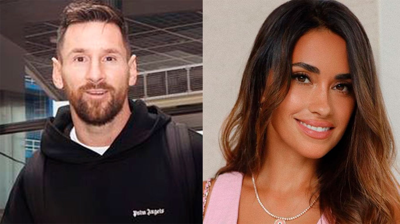 Leo Messi y Antonela Roccuzzo