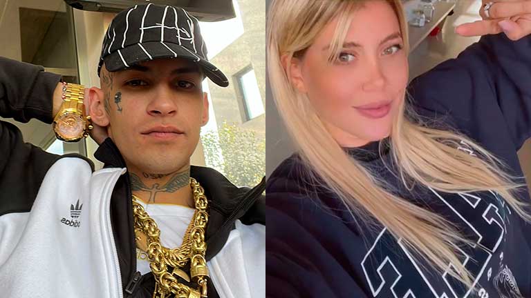 L-Gante visitó la casa de Wanda Nara junto a su grupo de amigos