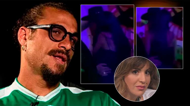 El video de Daniel Osvaldo infraganti y a los besos tras el triste posteo de Gianinna Maradona