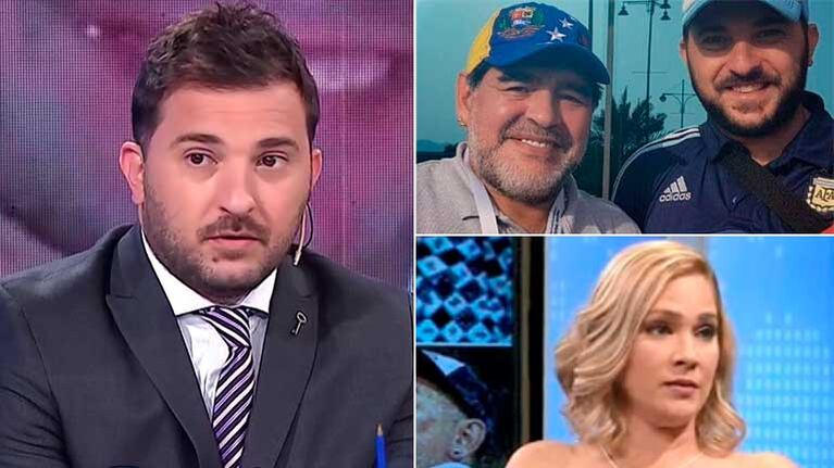 El polémica comentario de Diego Brancatelli sobre los motivos de Mavys Álvarez para hablar de su relación con Maradona