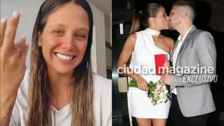 La palabra de Barbie Vélez tras dar el "sí" con Lucas Rodríguez: contó todos los detalles de su casamiento y cómo vivió la noche especial 