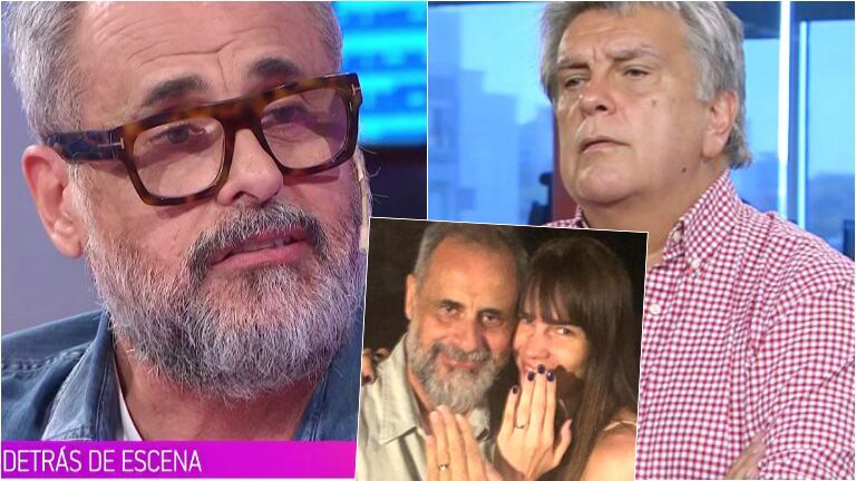 La reacción de Jorge Rial cuando le preguntaron si Luis Ventura estaba invitado a su casamiento con Romina Pereiro