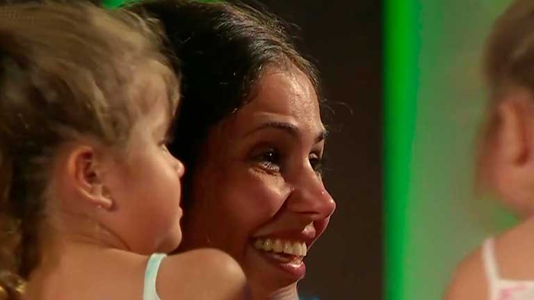 Romina Uhrig se reencontró con sus hijas sin salir de la casa de Gran Hermano 2022