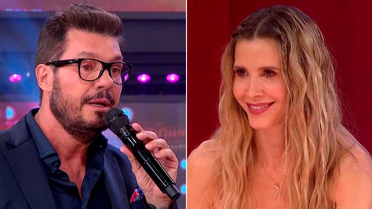 El divertido cruce de Marcelo Tinelli y Guillermina Valdés por los perfumes