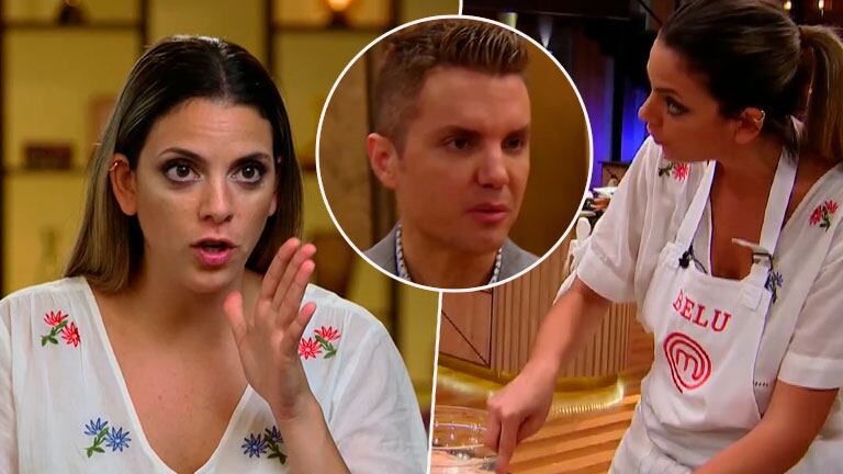 Picante reacción de Belu Lucius con Santiago del Moro por calificarla como "la mejor cocinera" en MasterChef