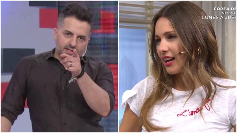 Pampita le respondió a De Brito,  tras la escándalo por el mensaje de la exmujer de su novio