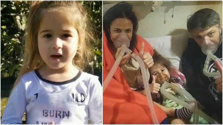 Dulce mensaje de Giovanna, la hija de Fernanda Callejón y Ricky Diotto, tras la intoxicación familiar