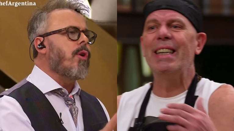 El cruce del Loco Montenegro con Donato de Santis en MasterChef Celebrity: "No tengo por qué mentir"