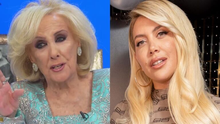 Mirtha Legrand contó cómo conoció a Wanda Nara: "No me dejó dormir en toda la noche"