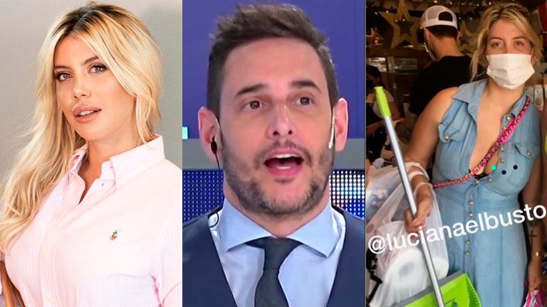 La pícara elección de Rodrigo Lussich sobre qué tipo de fotos de Wanda Nara prefiere