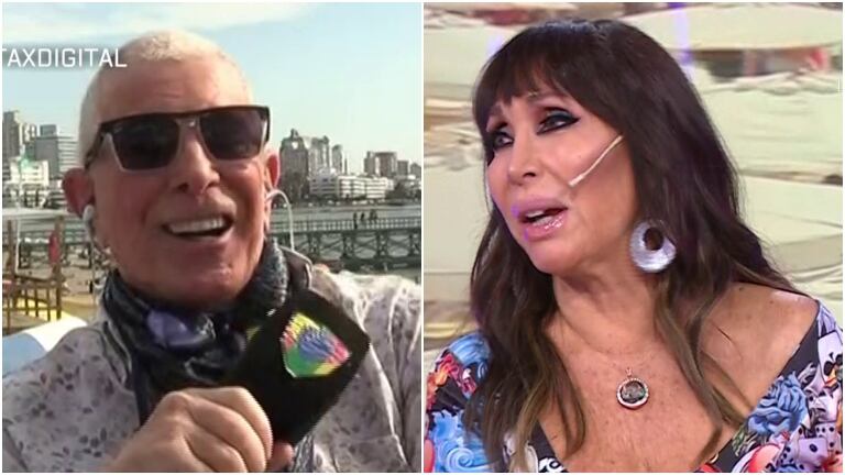 La picante pregunta de Moria Casán a Carlos Perciavalle: "¿Quién tenía la cocaína, vos o el extraterrestre?"