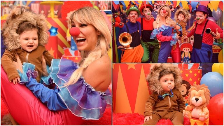 Vicky Xipolitakis le celebró sus 9 meses a Salvador, su hijo