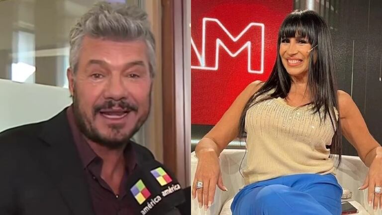 Picantísima pregunta a Marcelo Tinelli en vivo sobre Marixa Balli:  "¿Tendrías una noche furtiva con ella?"