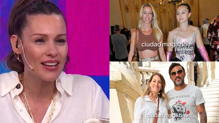 Pampita comentó sobre Nicole Neumann, Fabián Cubero y Mica Viciconte después de su encuentro en el desfile de Indiana