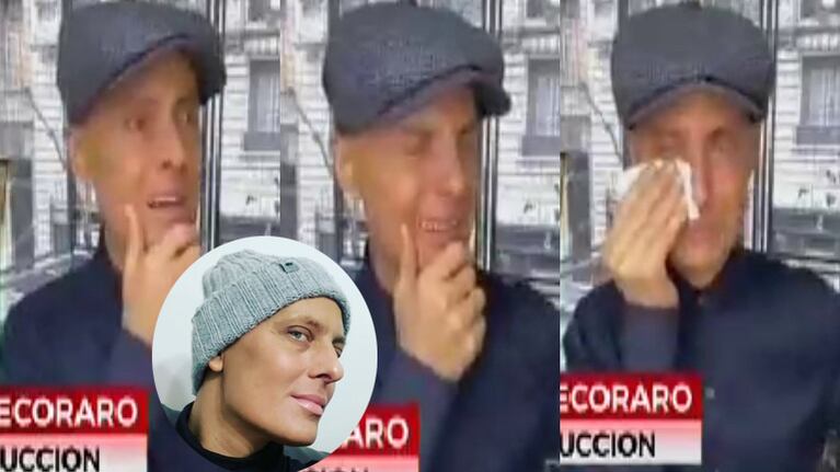 Lío Pecoraro rompió en llanto en su regreso a la televisión: "Hoy es un día importante y de mucha emoción"