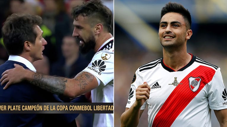 El gesto del Pity Martínez y Lucas Pratto con Boca, tras la consagración de River