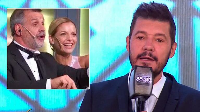 ¿Hay amor? Marcelo Tinelli opinó del "coqueteo" televisivo entre Carina Zampini y Christian Petersen