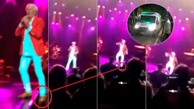 El video de la terrible caída de Sergio Denis durante un show en Tucumán